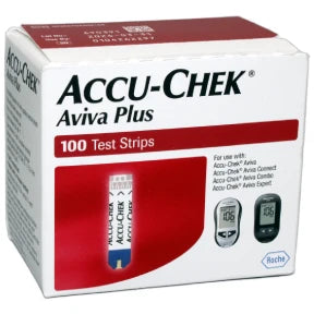 Accu-Chek Aviva Plus Test Strips – 100 Count
